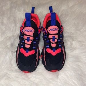 Nike Airmax 270 React Pink Black Size 3 Sneakers